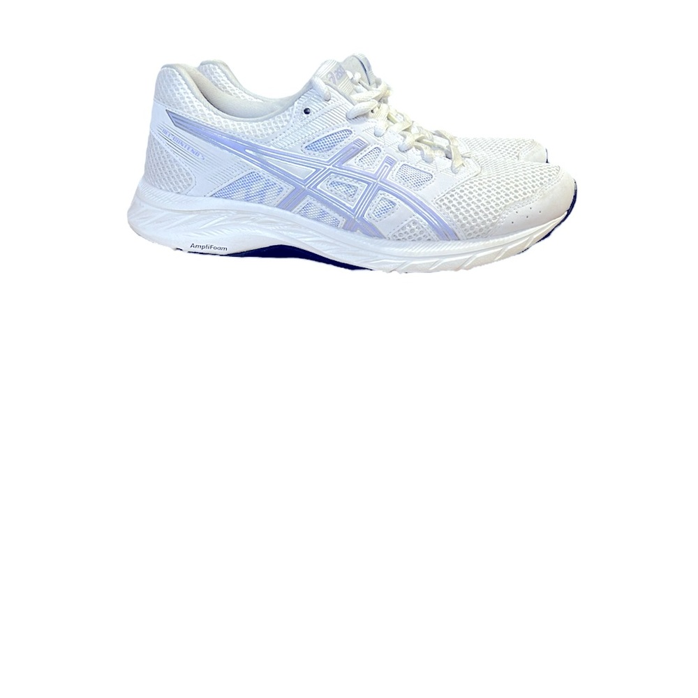 asics women shoe - Gel Contend 5 - AmpliFoam - Size: 7.5 - White and Lavender